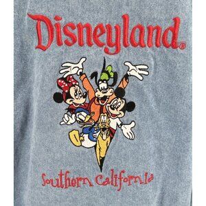 Disneyland Denim Jacket Mickey Mouse & Friends Southern California Embroidered